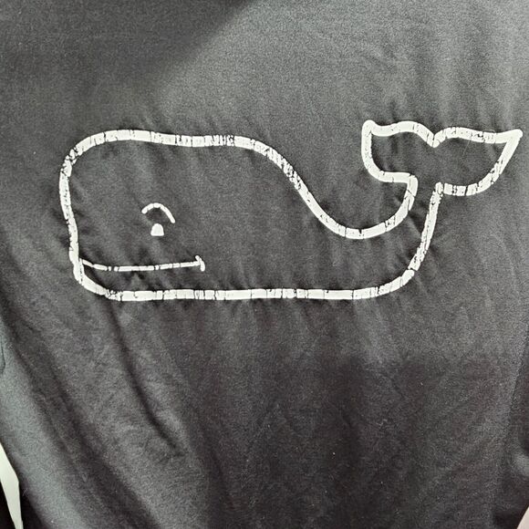 Vineyard Vines Shirt Mens Small Black Pullover Logo - Picture 5 of 8